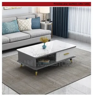 Luxury Coffee Table With 4 Drawers /Central Office Table