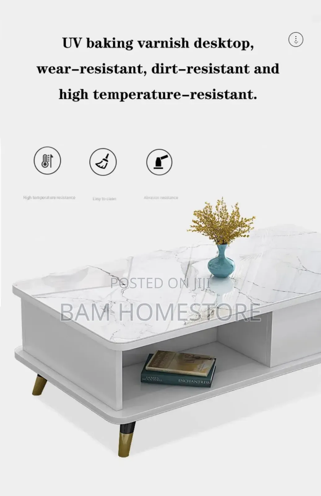 Luxury Coffee Table With 4 Drawers /Central Office Table