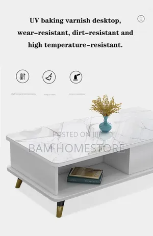 Luxury Coffee Table With 4 Drawers /Central Office Table