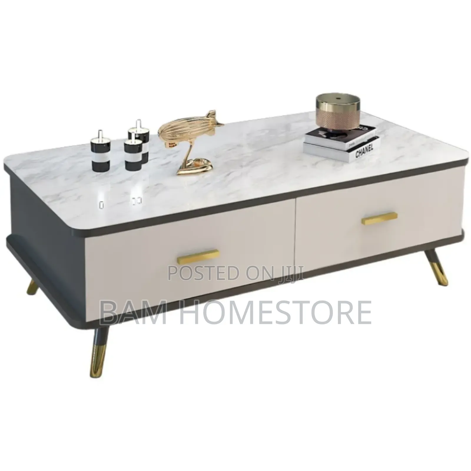 Luxury Coffee Table With 4 Drawers /Central Office Table