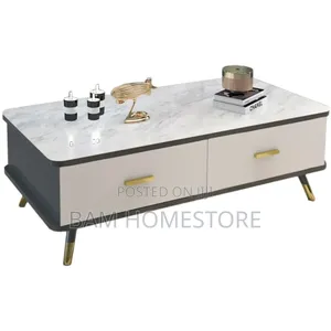 Luxury Coffee Table With 4 Drawers /Central Office Table