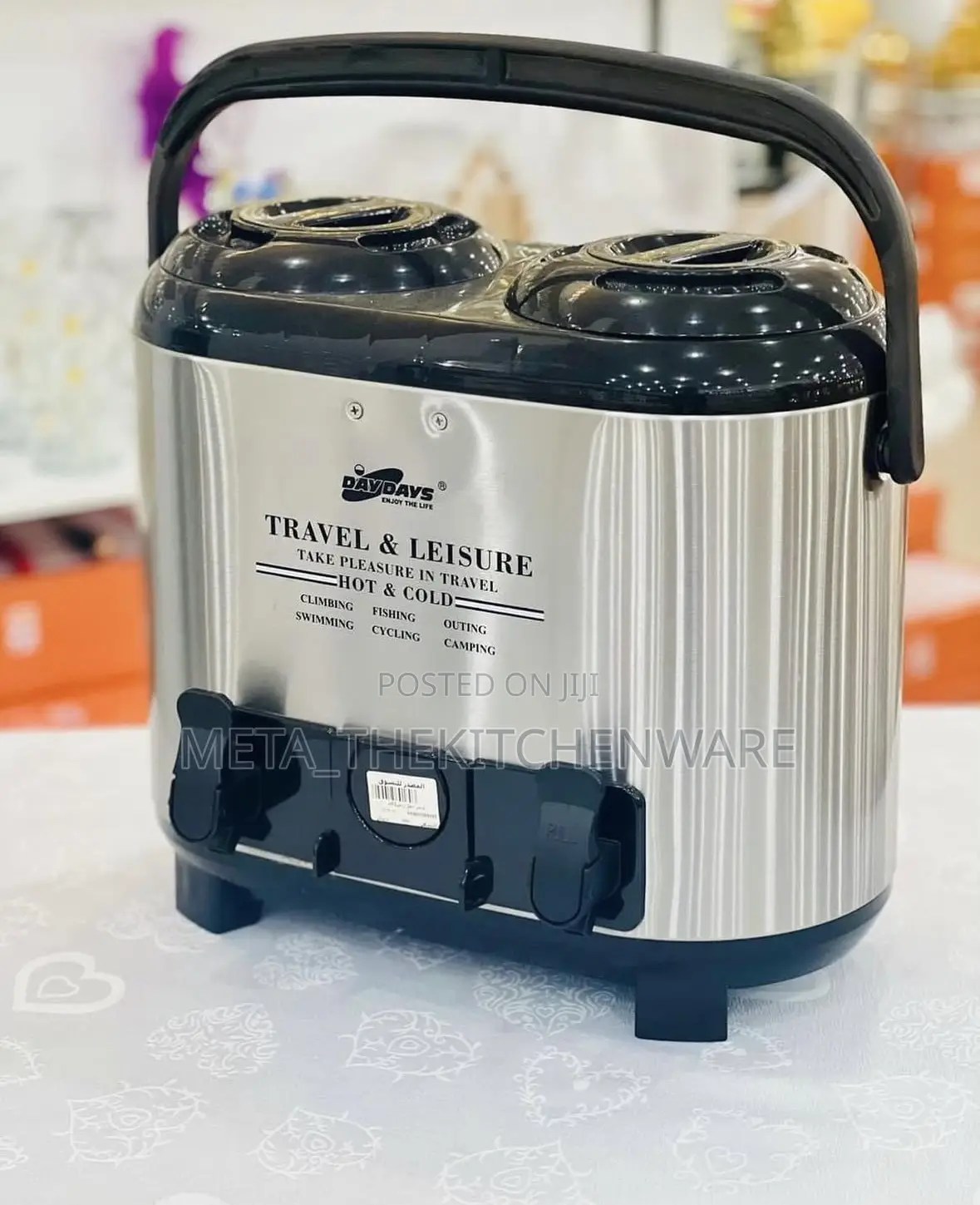 Twin Hot Cold Thermos Tea Coffee Flask 15 Litres