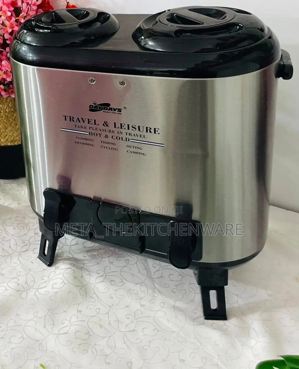 Twin Hot Cold Thermos Tea Coffee Flask 15 Litres