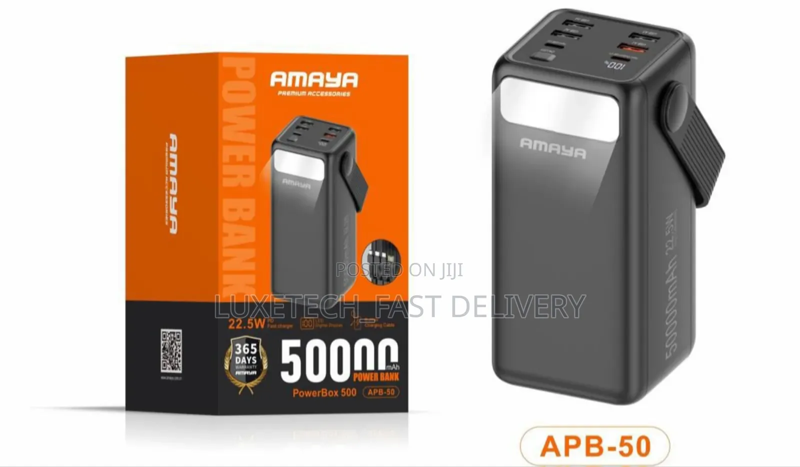 Amaya 22.5w Power Bank 50,000mah