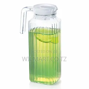 Luminarc Jug Quadro Fridge 1.3l With White Lid L9918