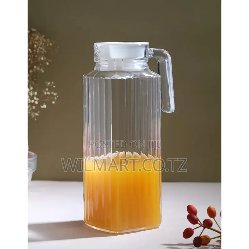 Luminarc Jug Quadro Fridge 1.3l With White Lid L9918