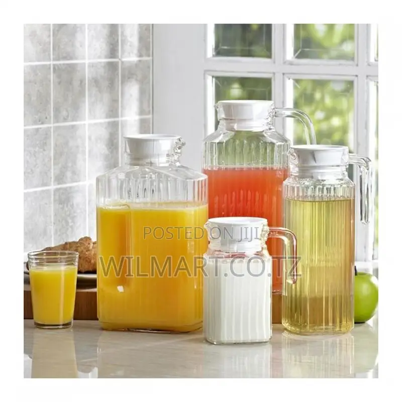 Luminarc Jug Quadro Fridge 1.3l With White Lid L9918