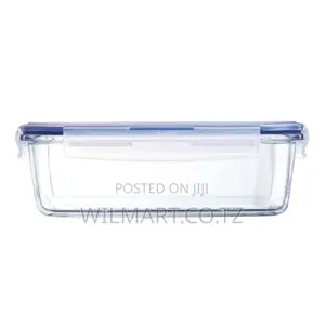 Luminarc Pure Box Rectangle Food Container 197cl Flat Rim P3549