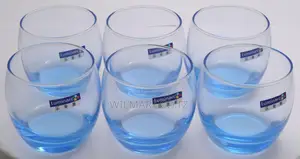 Luminarc Salto Solid Color Old Fashion Tumbler 6pcs 32cl/320ml Ice Blu