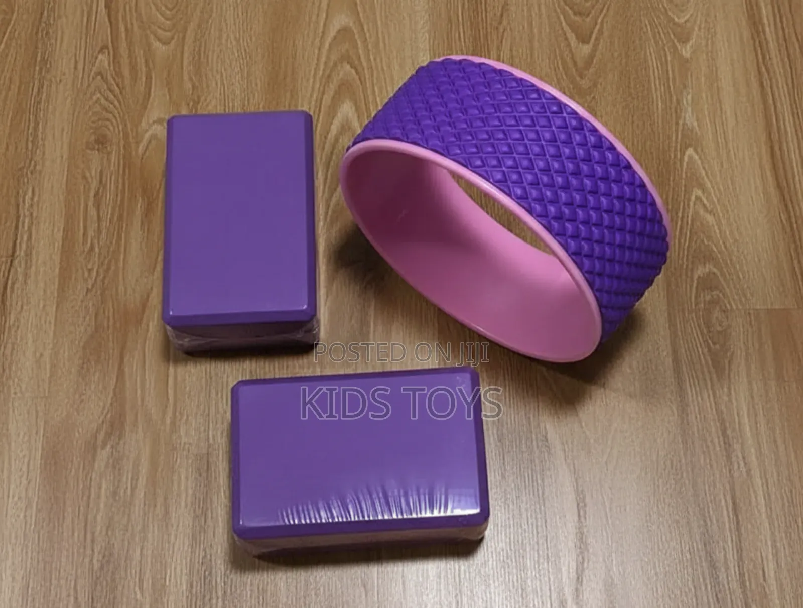 Yoga Wheel and Yoga Blocks