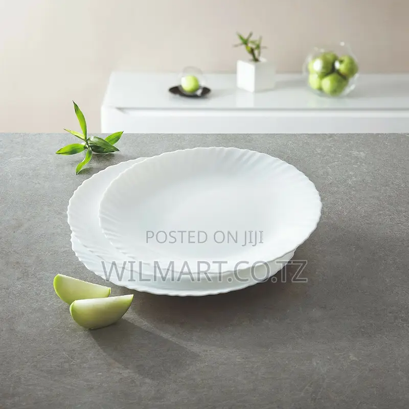 Luminarc Feston White Dinner Plate 27cm 6pcs P3978