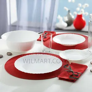 Luminarc Feston White Dinner Plate 27cm 6pcs P3978