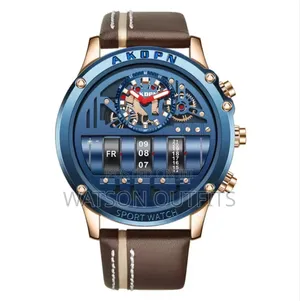 Men's Leather Belt Watches Beautifully Well Made