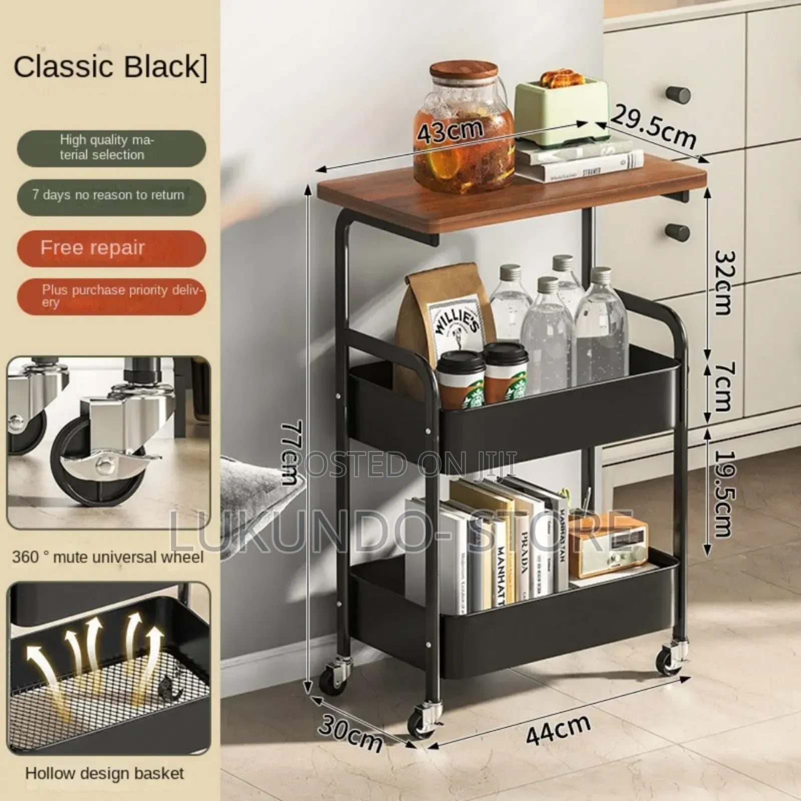 Movable Mult-Layer Storage Rack