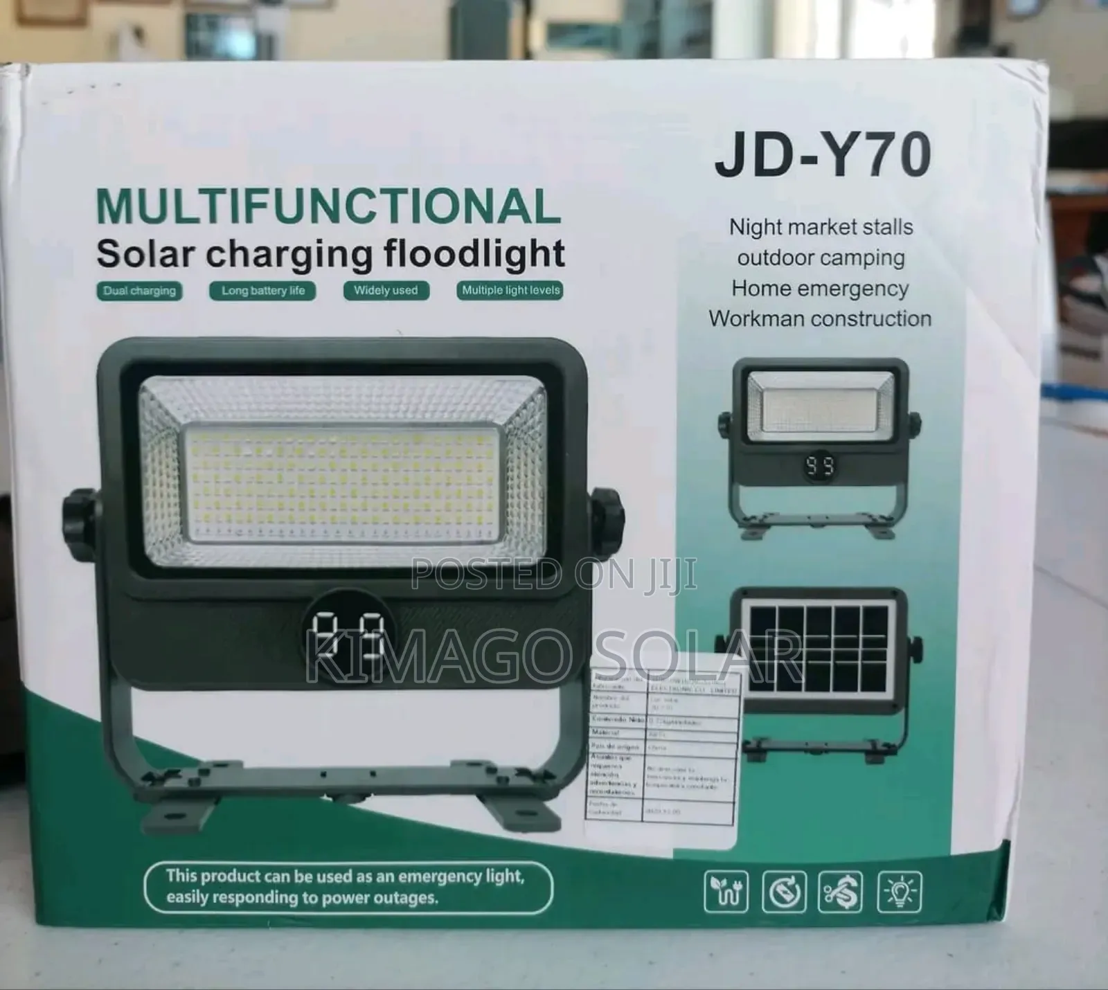 Solar Charging Light 100w Zipo Kila Mtanzania Apate Kwa 65,000 Tu!