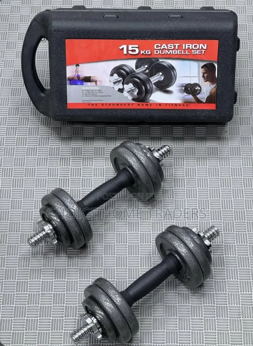Chrome Dumbell Set 10kg