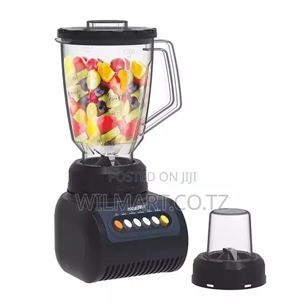 Kodtec Blender 1.5l With Plastic Jar Mill 50g 300w Black Kt-3007bl-B