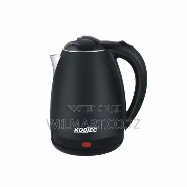 Kodtec Electric Kettle Jug 1.8l 1500w With Plastic Cover Black Kt-6018