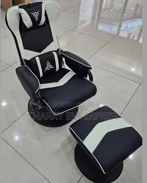 Multipurpose Ergonomic Gaming Chair With a Footrest and Lumbar Support