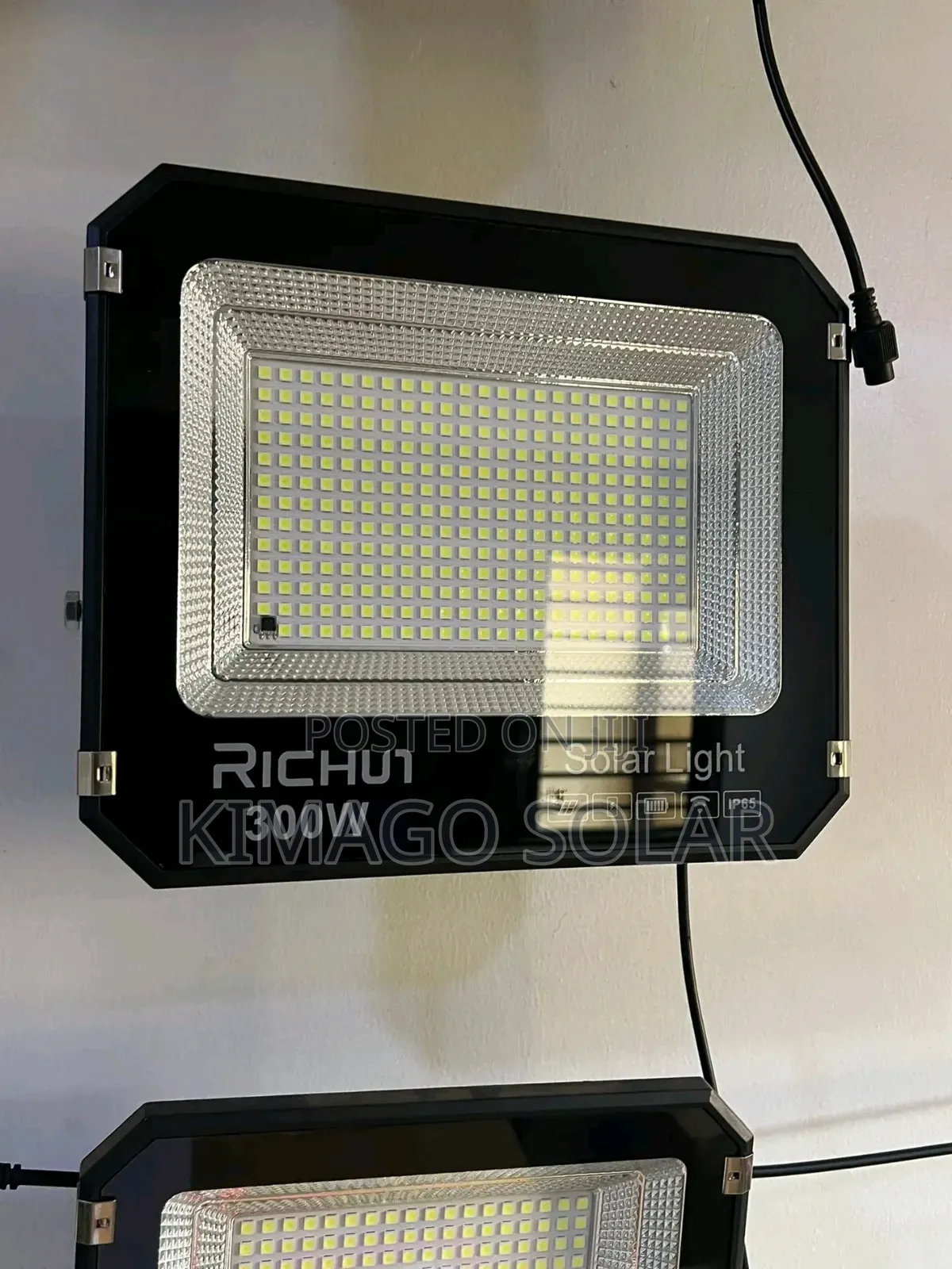 Solar Floodlight With Motion Sensor for Outdoor Security 300w