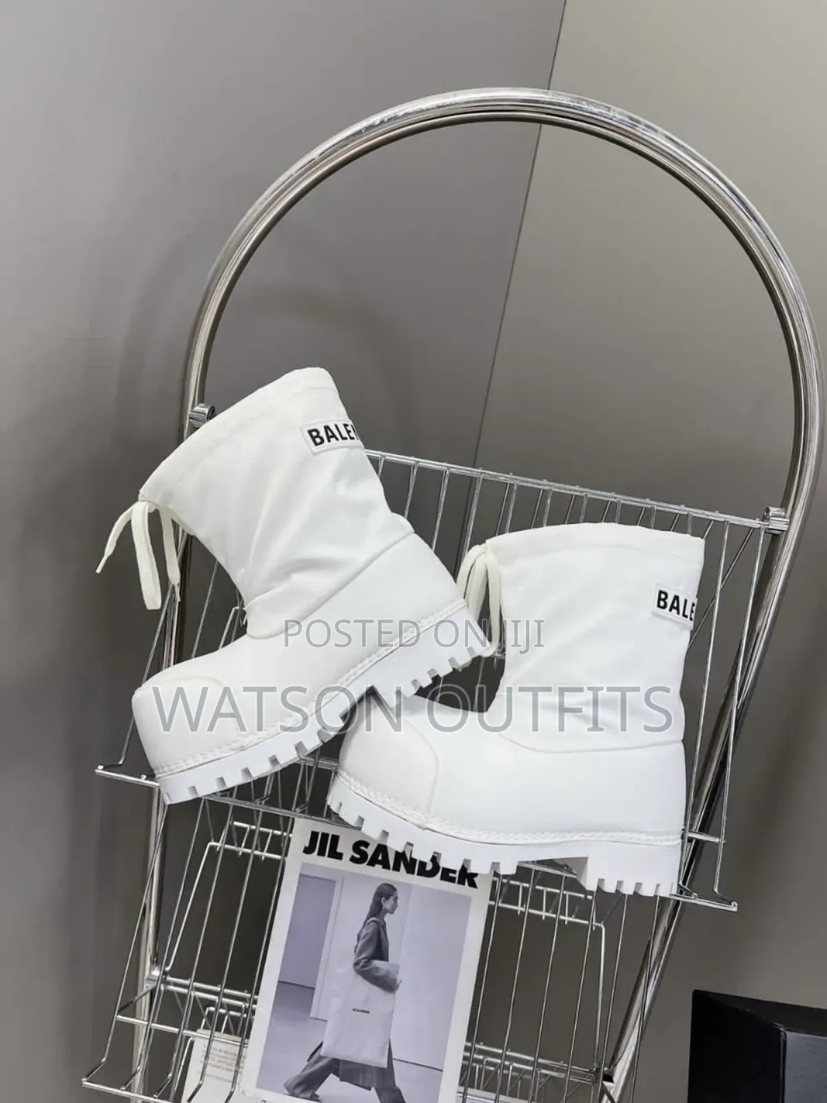 Men's Leather Boot Shoes Balenciaga Best Branded