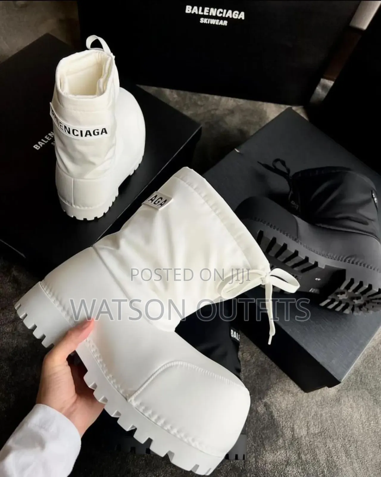 Men's Leather Boot Shoes Balenciaga Best Branded