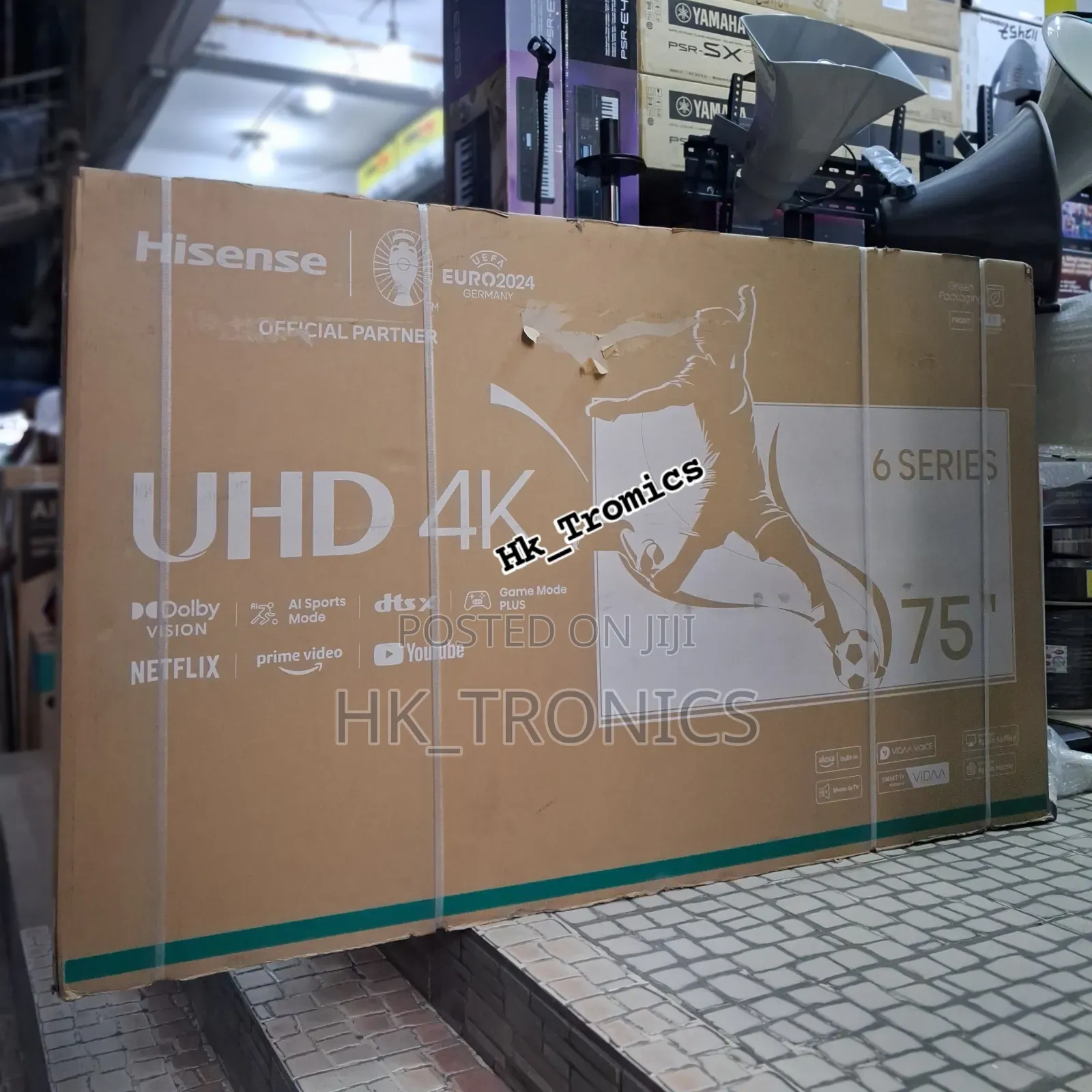 Hisense Smart Tv Uhd Vidaa 75"Inch