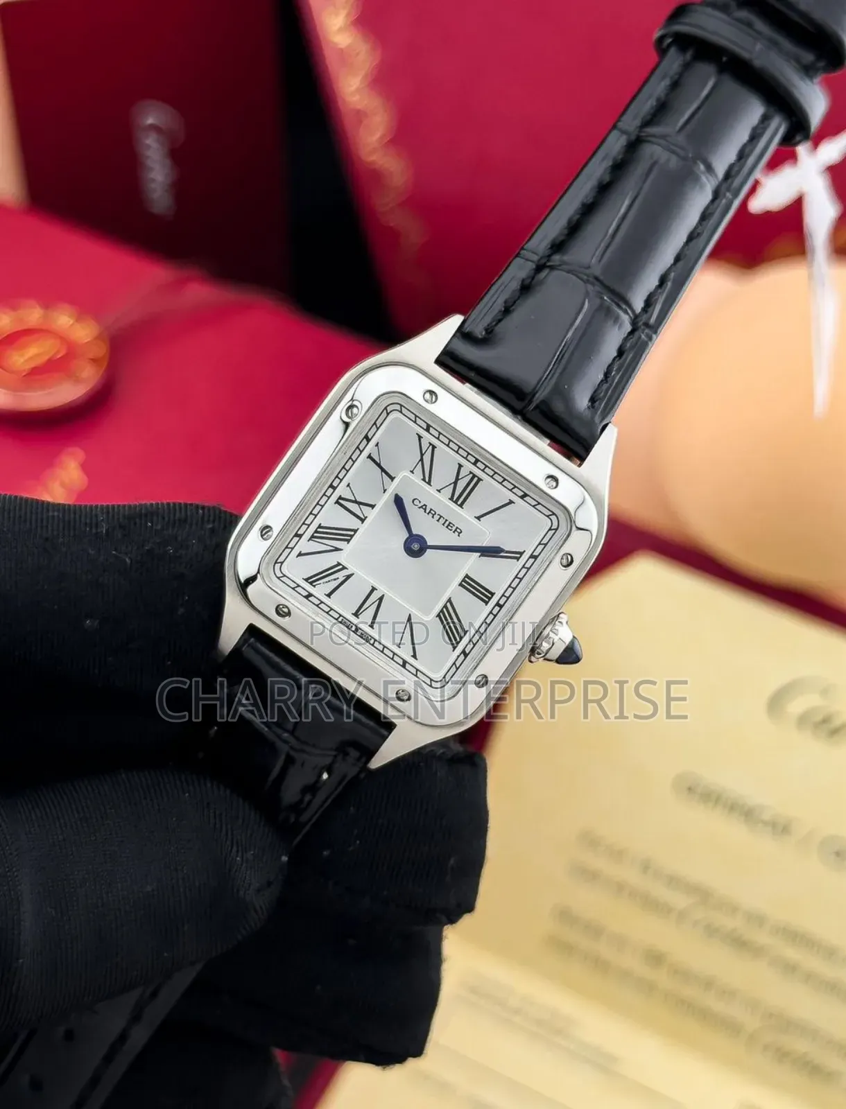 Original and Quallity Cartier Watches Leather Belt Water Resistance