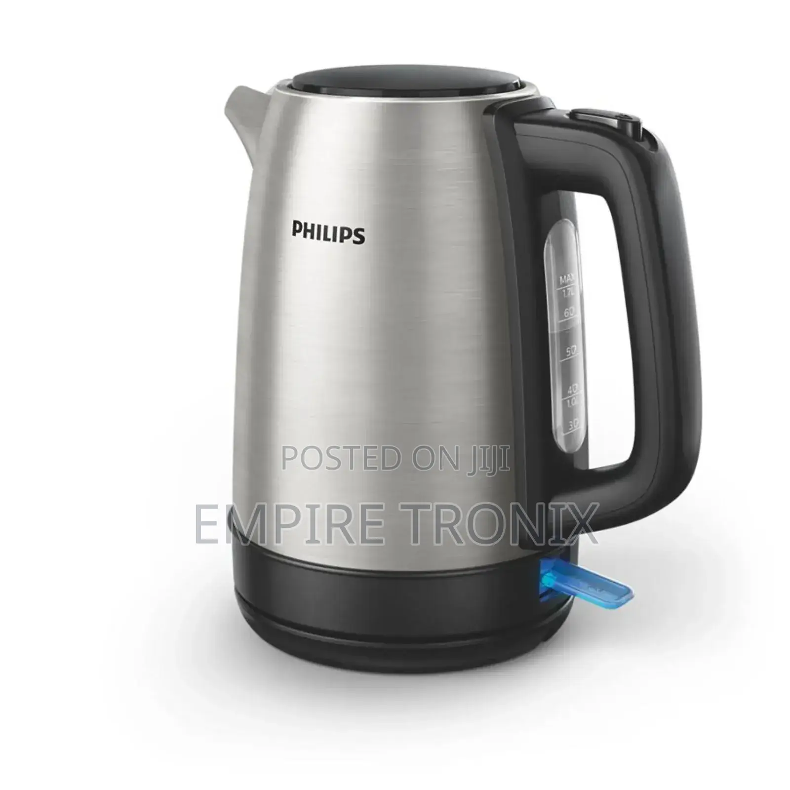 Philips New Daily Metal Kettle (1.7l) – 2200w Stainless Steel Hd9350