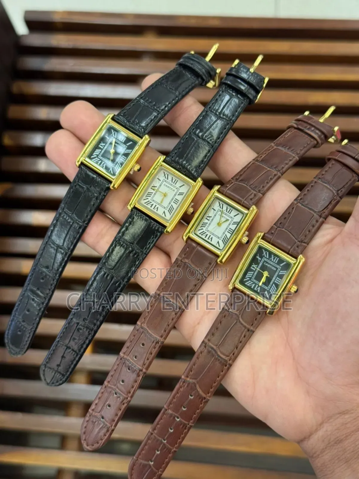 Original and Quallity Cartier Watches Leather Belt Water Resistance
