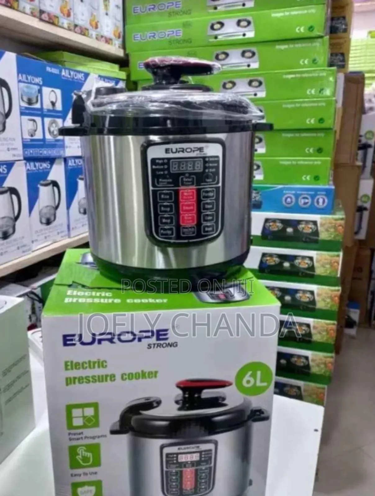 Europe Pressure Cooker Silver