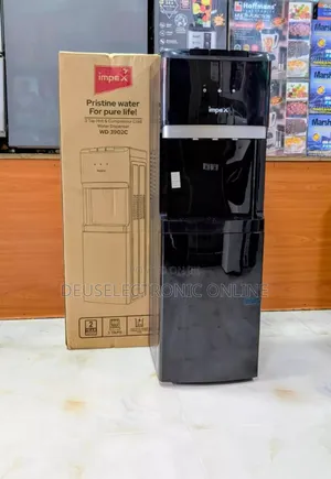 *Impex Water Dispenser Kubwa Njia Tatu Black