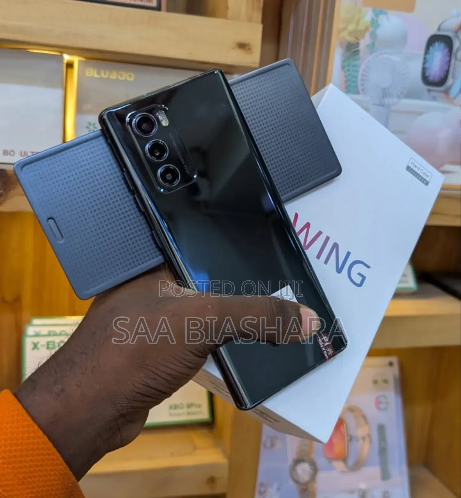 New LG Wing 5G 128 GB Black