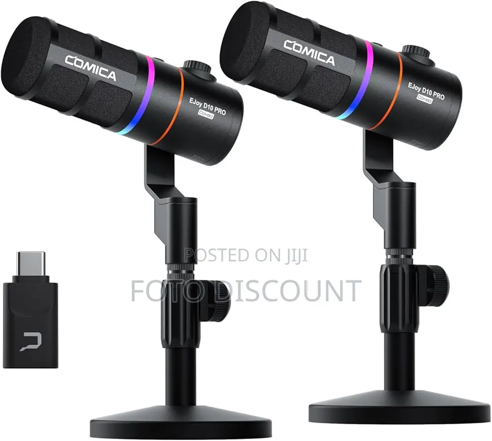 Comica Ejoy D10 Pro(D) Combo Wireless Usb Microphone (Black)