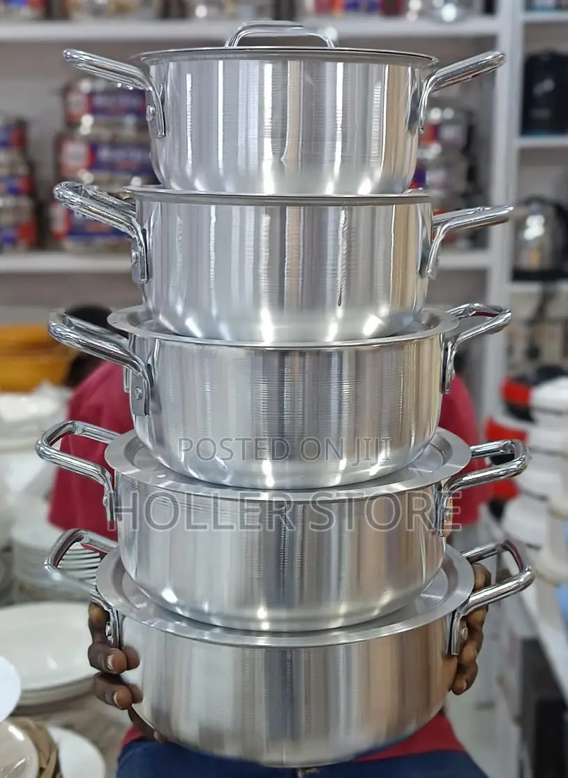 Aluminum Sufuria Set ( 5 Pieces )