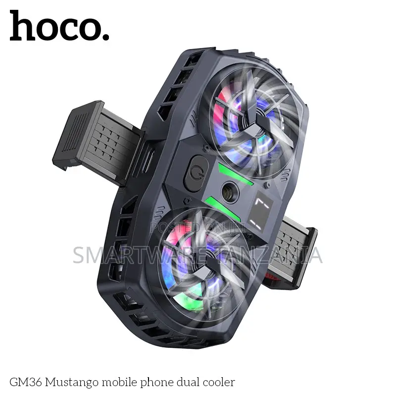 Hoco Gm36 Dual Fast Cooling Ultra Silent Mobile Phone Gaming Cooler