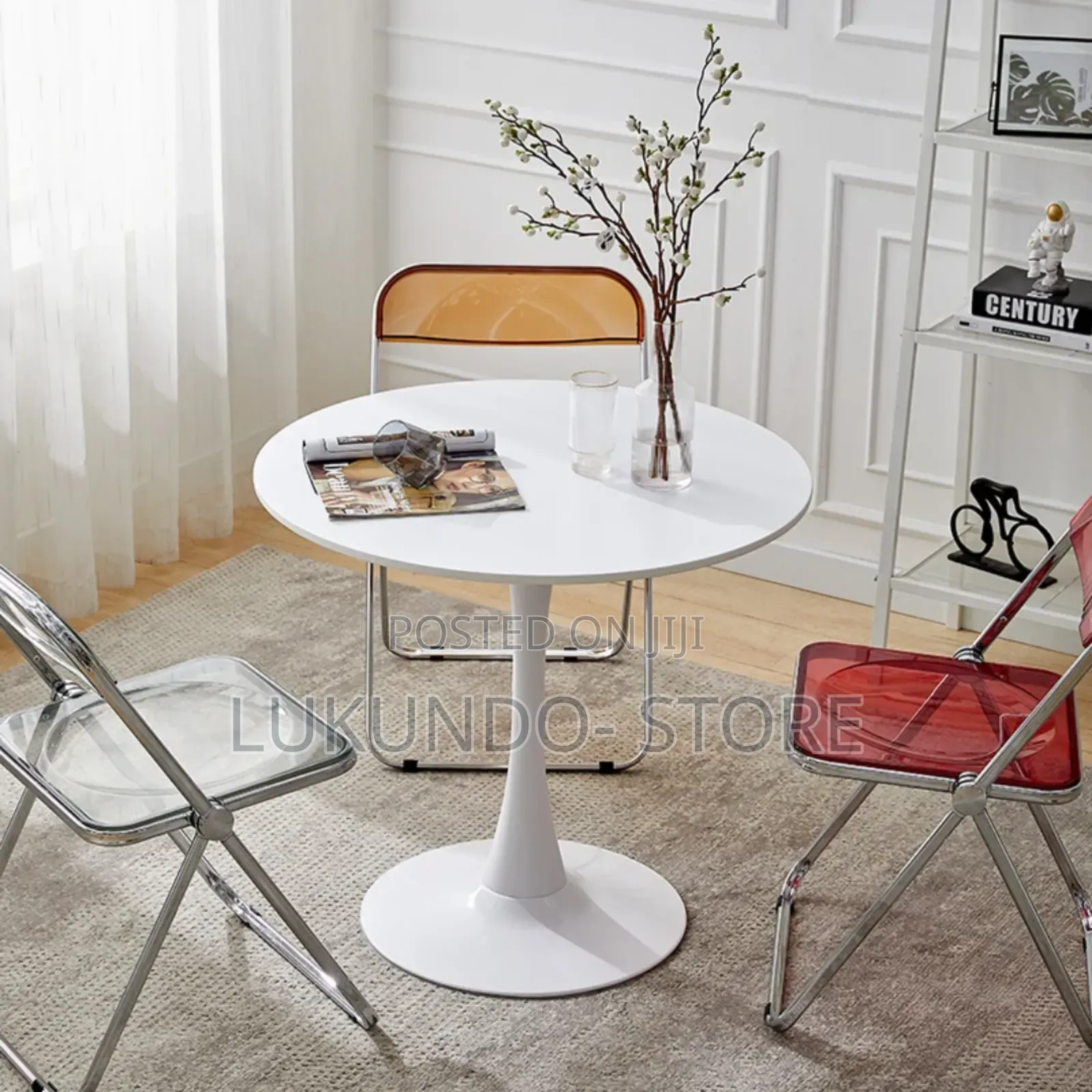 Mable Round Table Household Dining Table Small Unit Type Desk