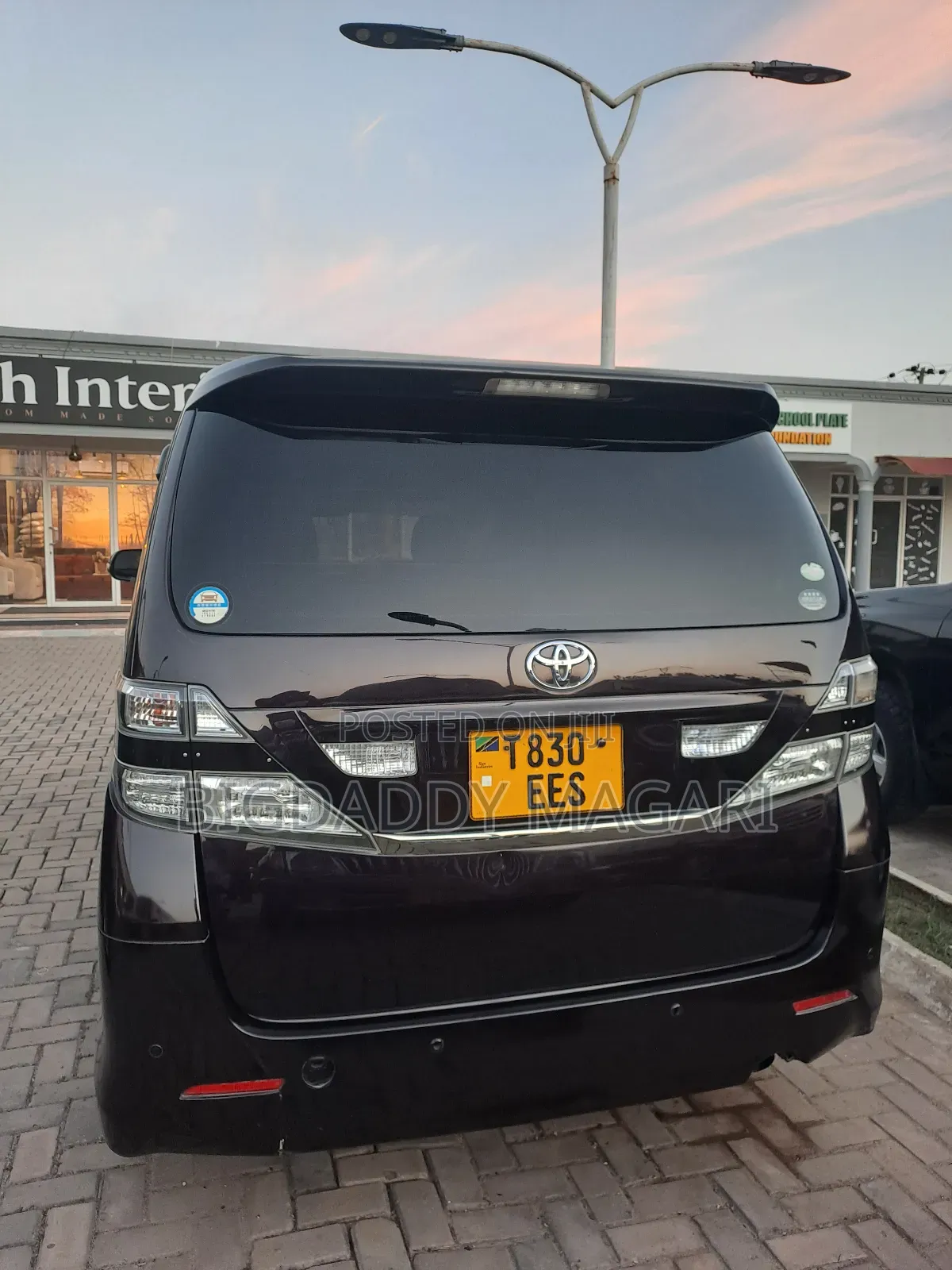 Toyota Vellfire 2009 Black