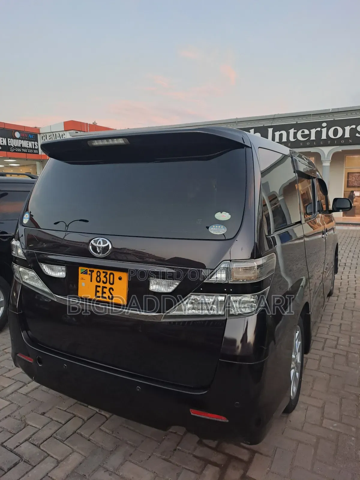 Toyota Vellfire 2009 Black