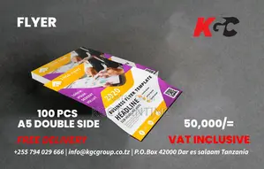 A5 Flyer Printing Double Side 100pcs