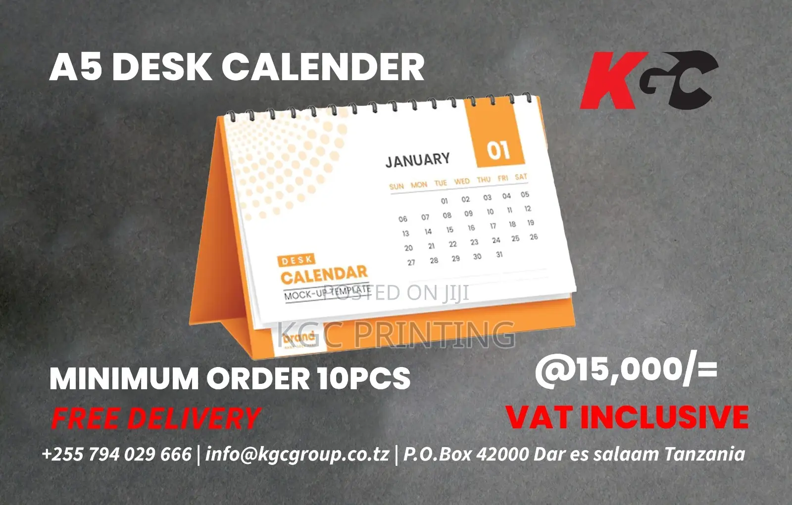 A5 Desk Calender Printing 10 PCS