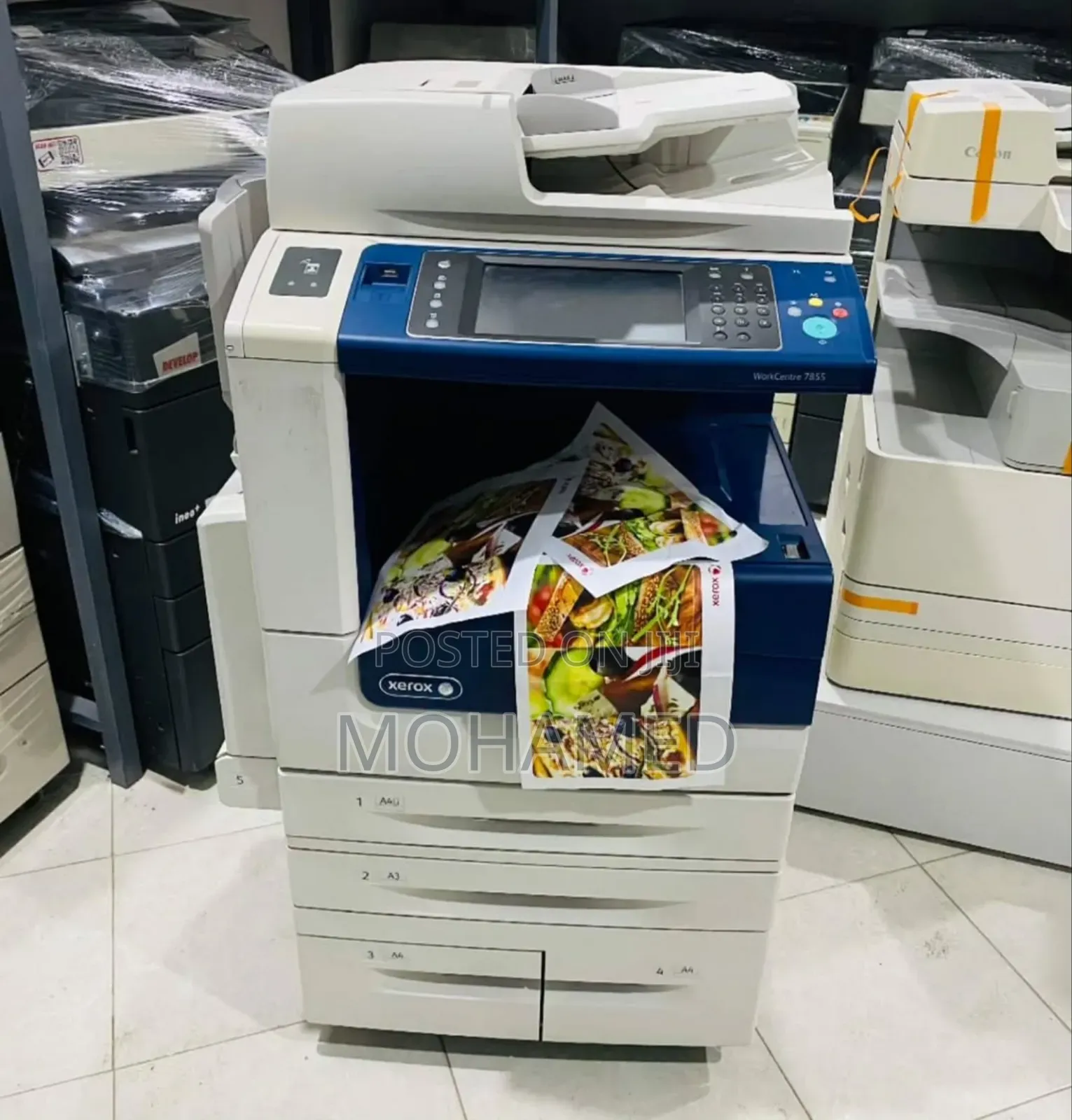 Xerox 7855 Coloured Photocopy Machine From Germany