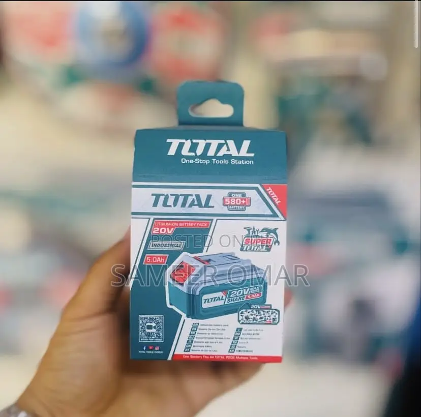 Total 20v 5.0ah Lithium-Ion Battery – Model Tfbli20531