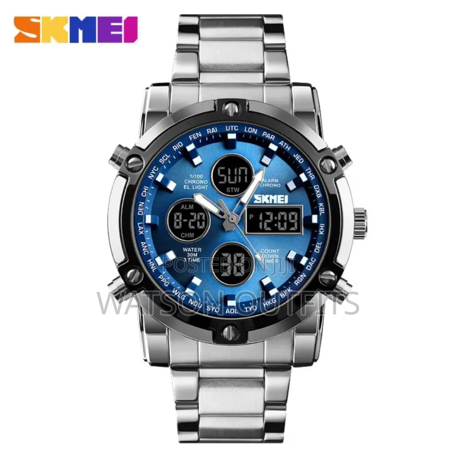 Men's Double Watches Basically Very Mulfunctional