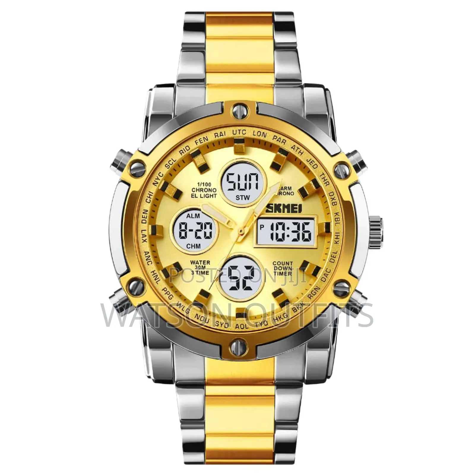 Men's Double Watches Basically Very Mulfunctional