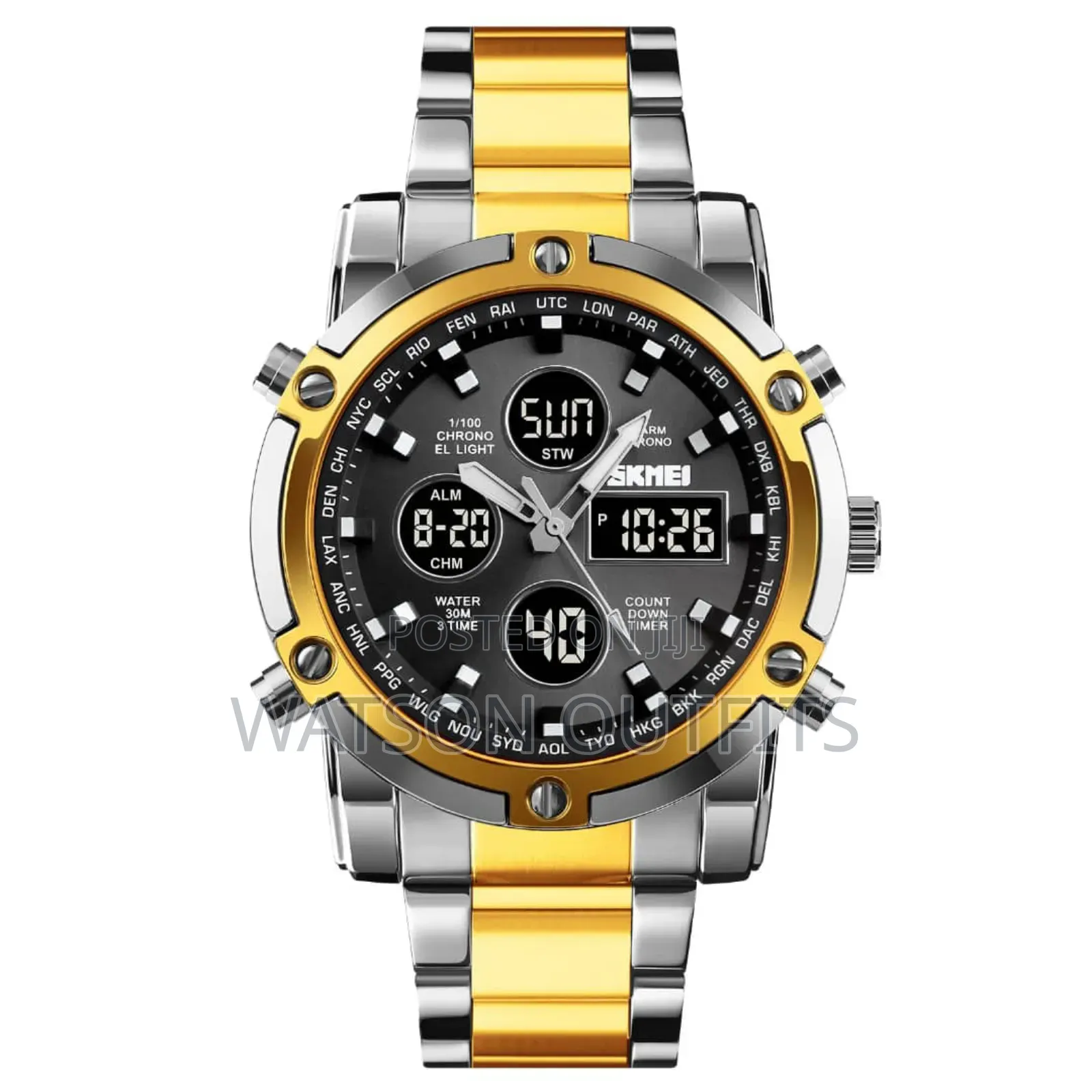 Men's Double Watches Basically Very Mulfunctional