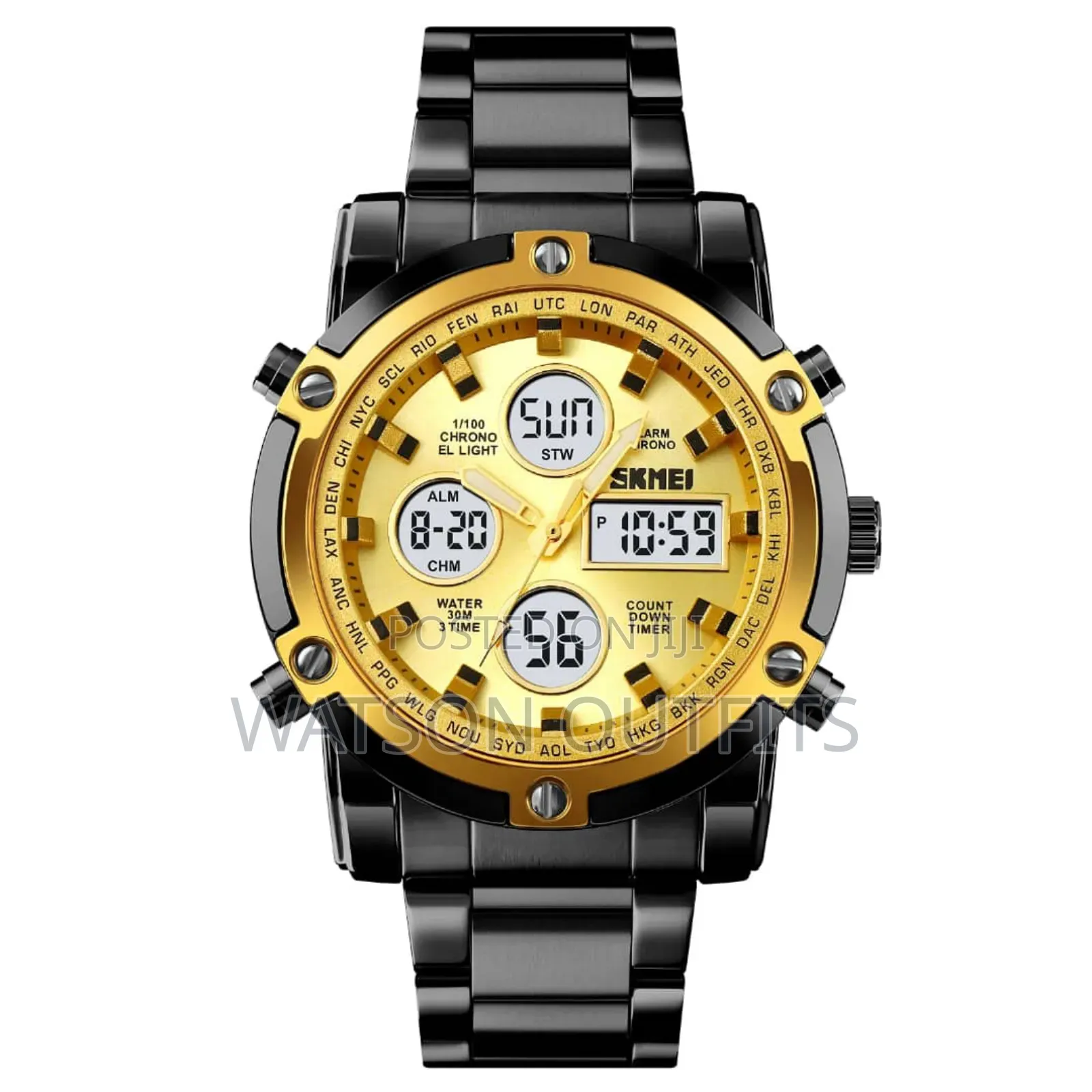 Men's Double Watches Basically Very Mulfunctional