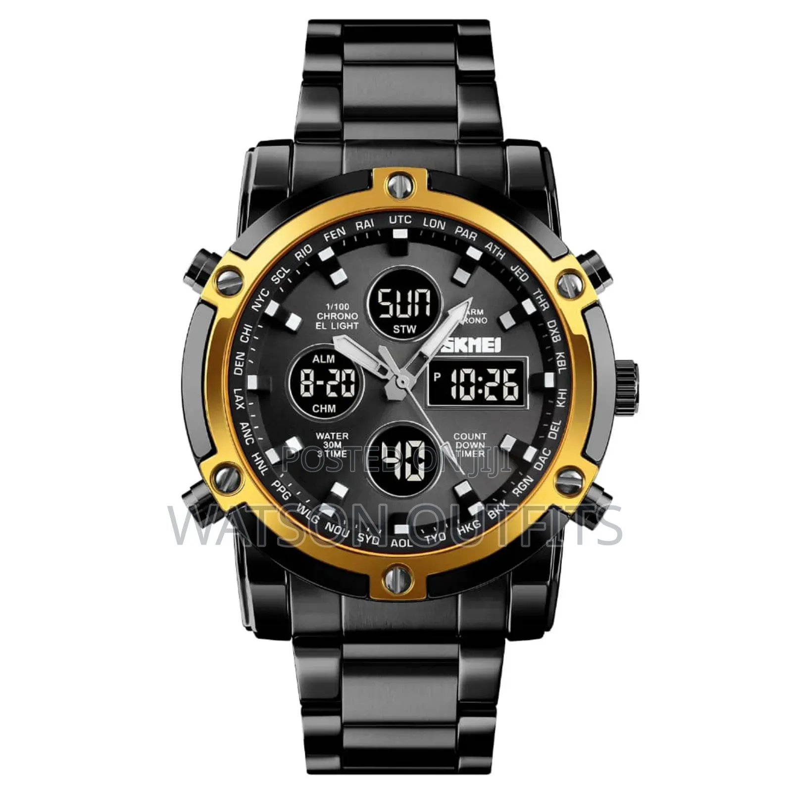 Men's Double Watches Basically Very Mulfunctional