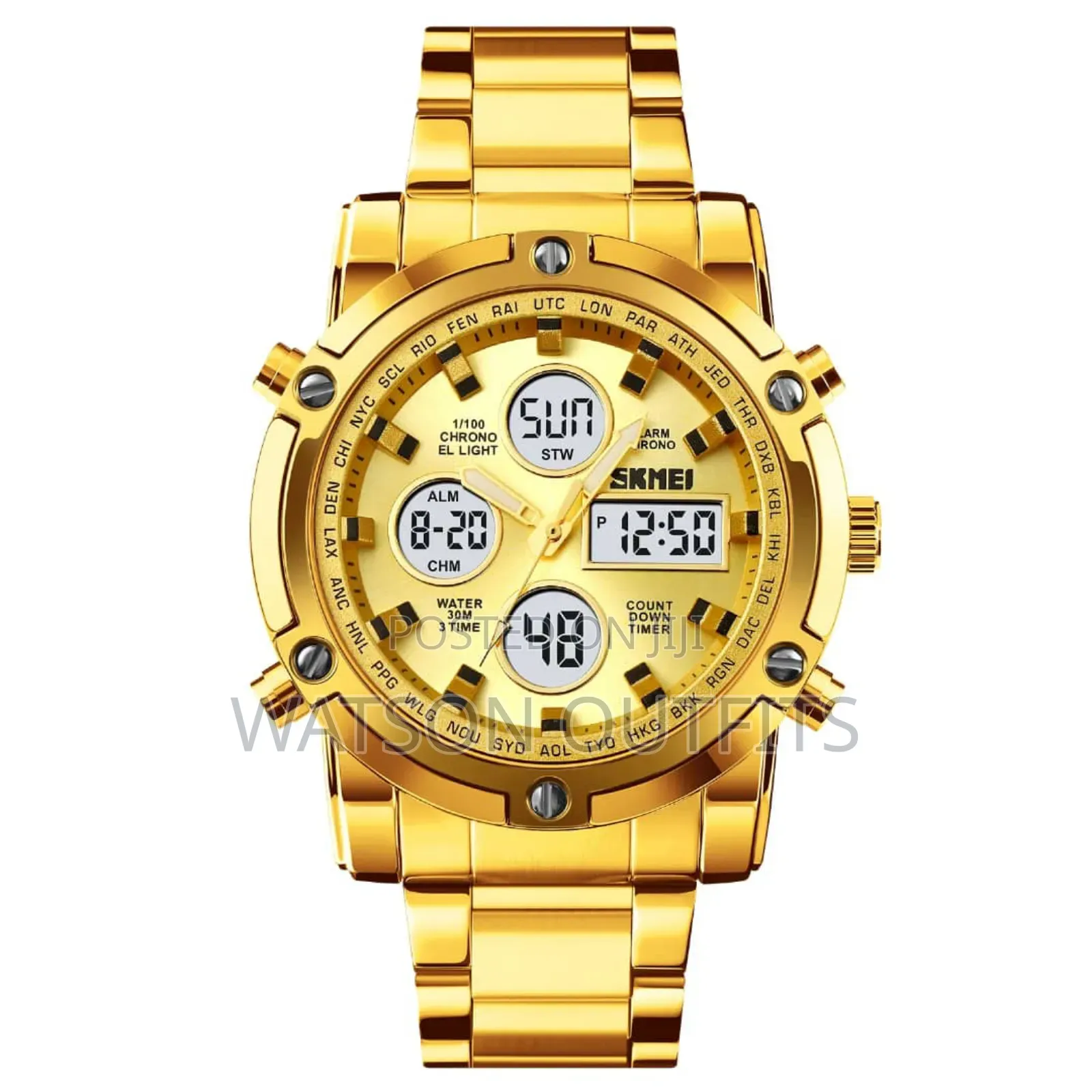 Men's Double Watches Basically Very Mulfunctional