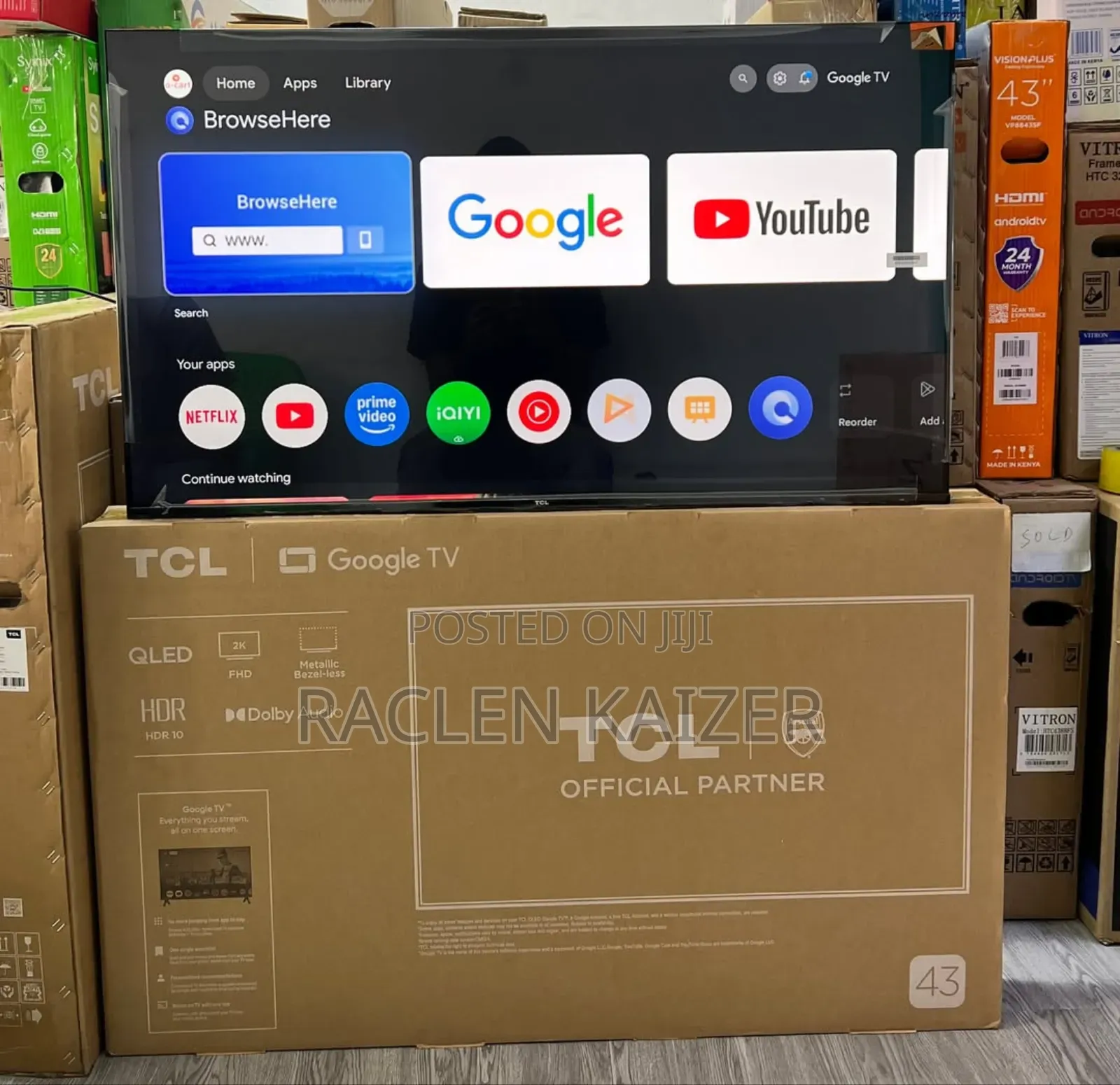TCL 43" Smarttv Qled